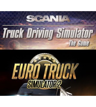 Euro Truck Simulator 2 + Scania Truck Driving Simulator Bundle Steam Key GLOBAL